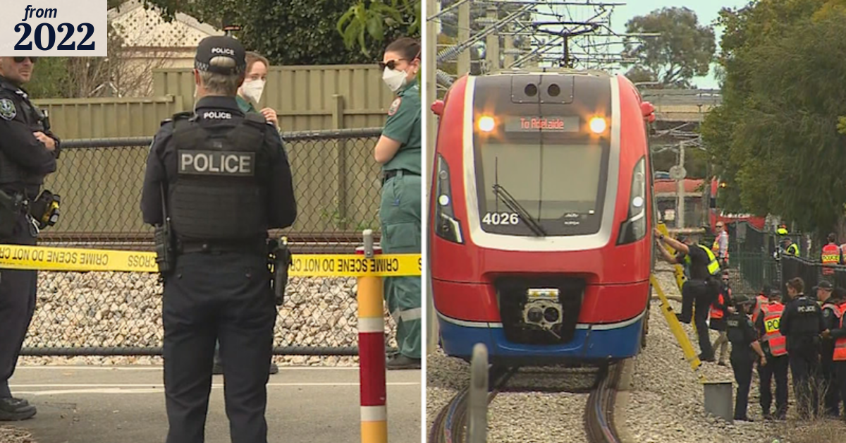 Pedestrian dies after being struck by train