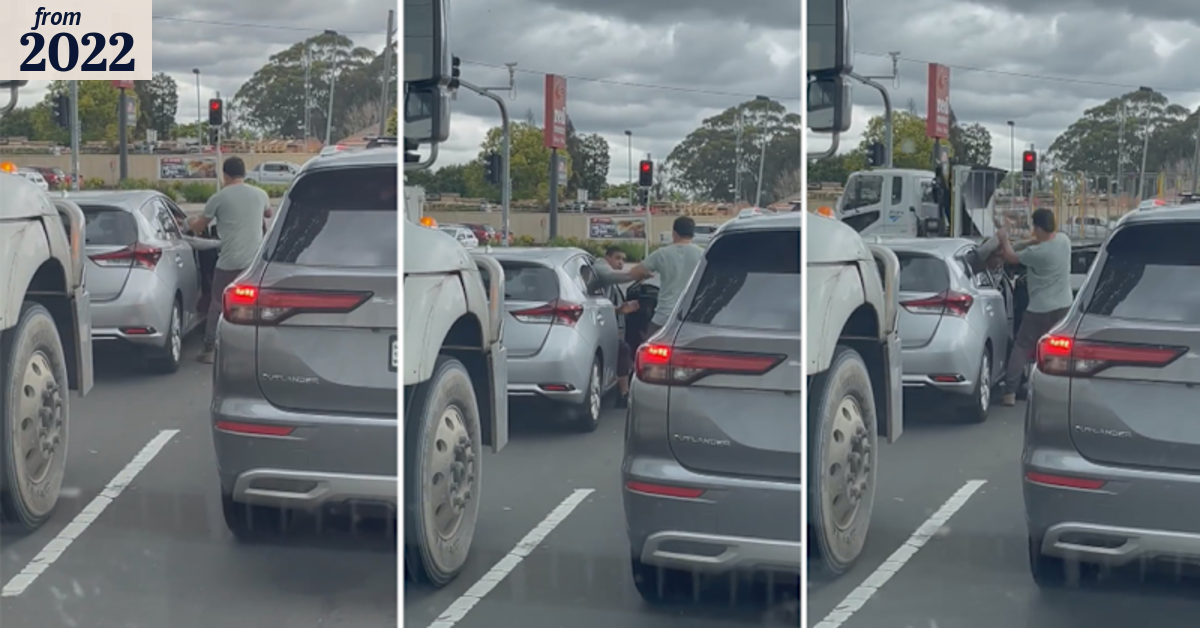 Two men involved in road rage incident Sydney