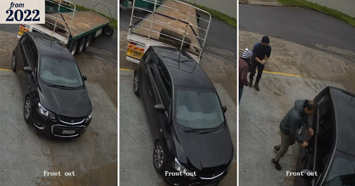 Truck crashes into car while doing U-turn in Melbourne