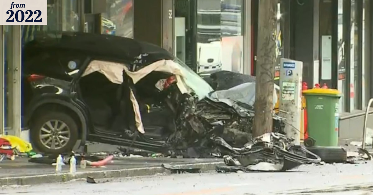 Man dies after car crashes into shop in inner Melbourne