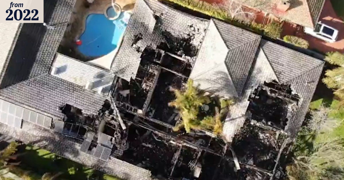 Adelaide mansion gutted by fire
