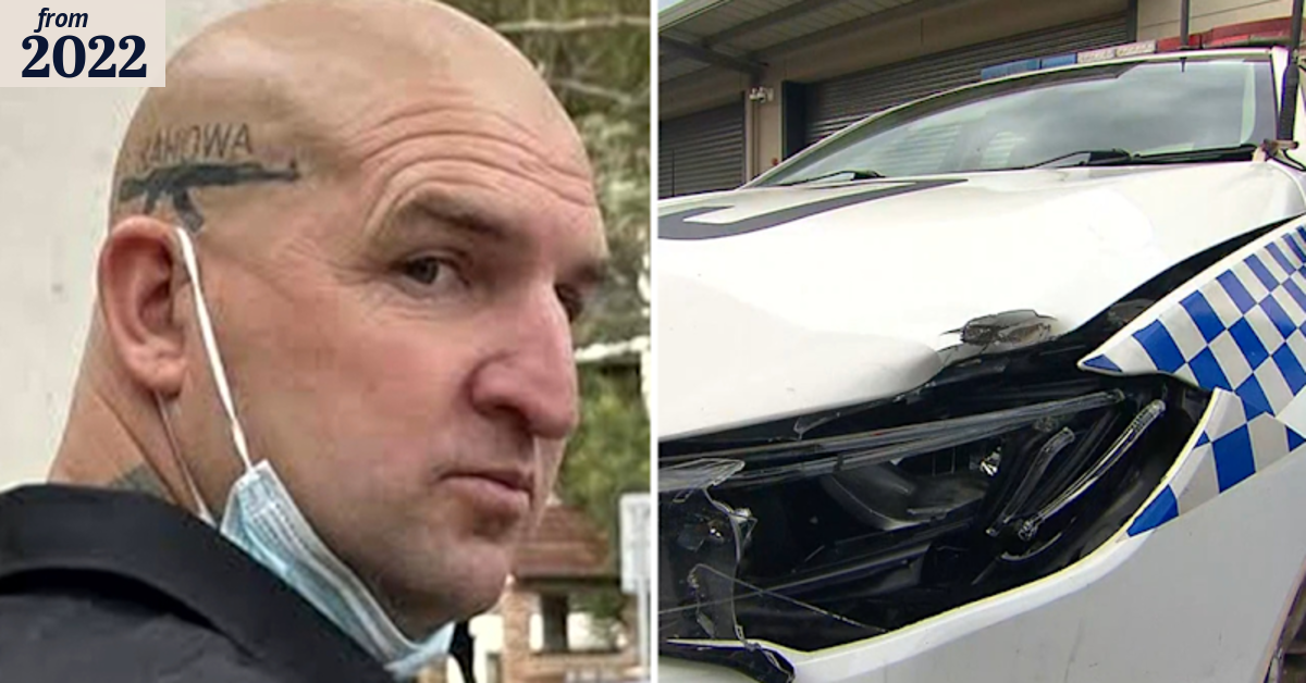 Man charged with ramming police car in Sydney