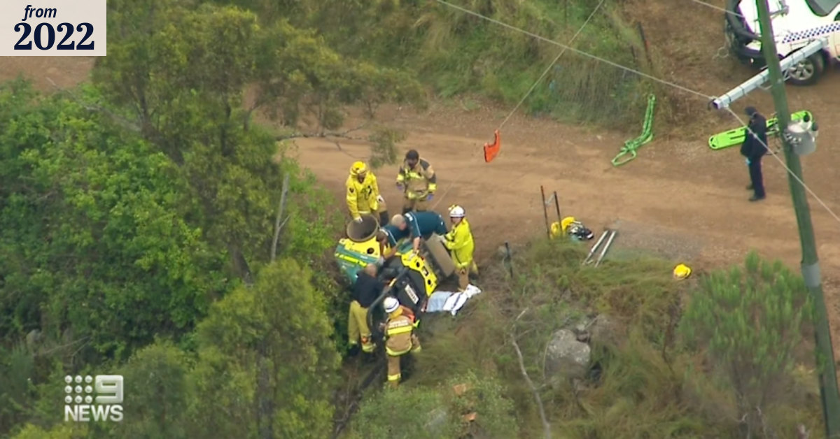 Man rescued from under steamroller