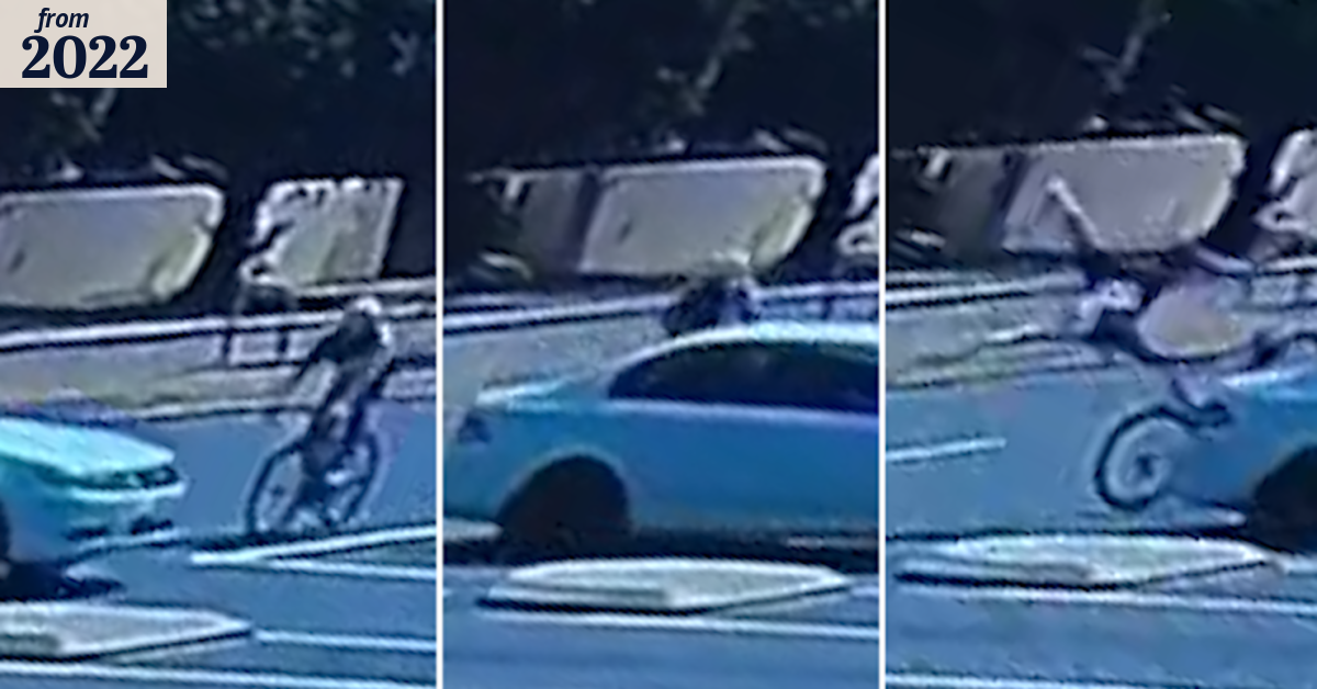 Police hunting a driver who slammed into a cyclist then fled in Perth