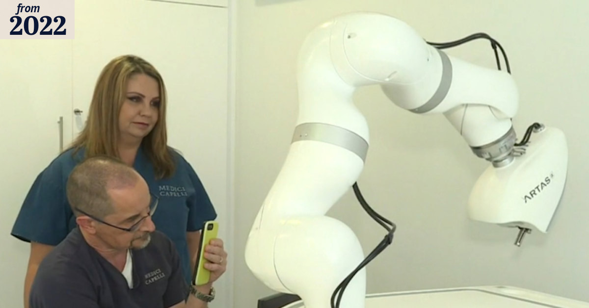 Hair transplant robot first of its kind in Queensland
