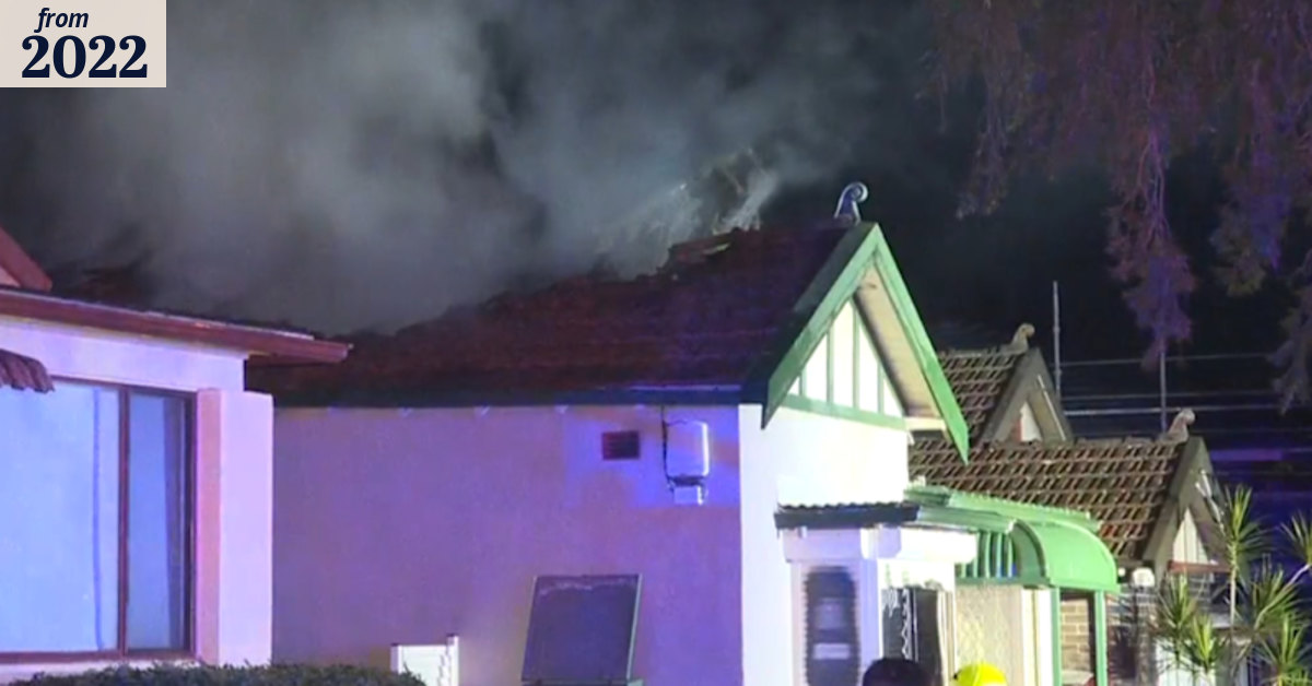 Elderly man dies in housefire