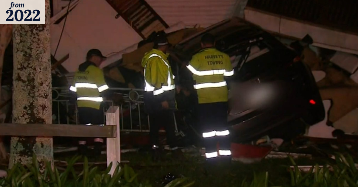 Five people taken to hospital after driver ploughs into home