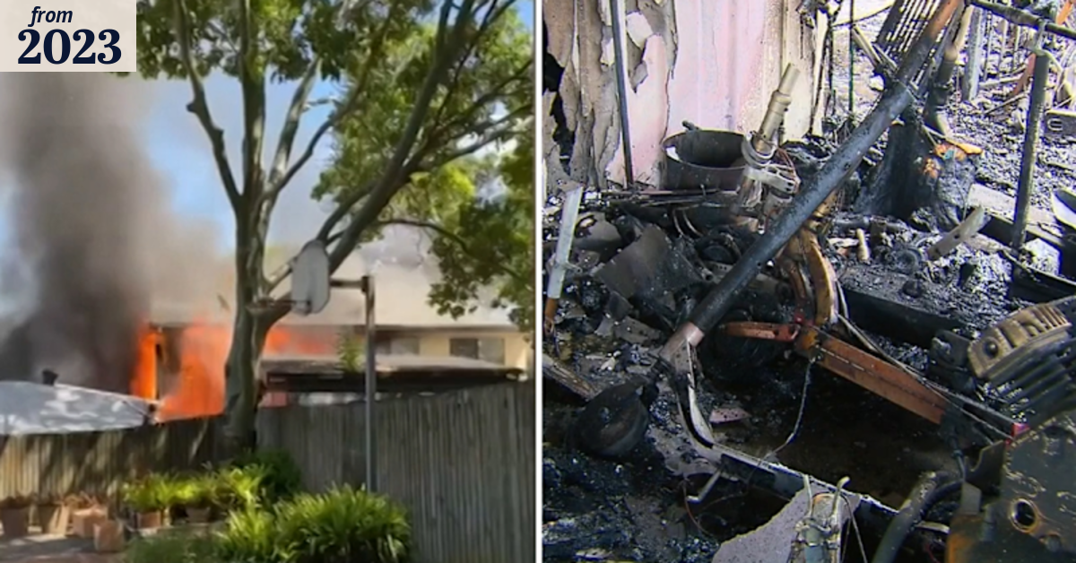 Fire tears through house in Logan