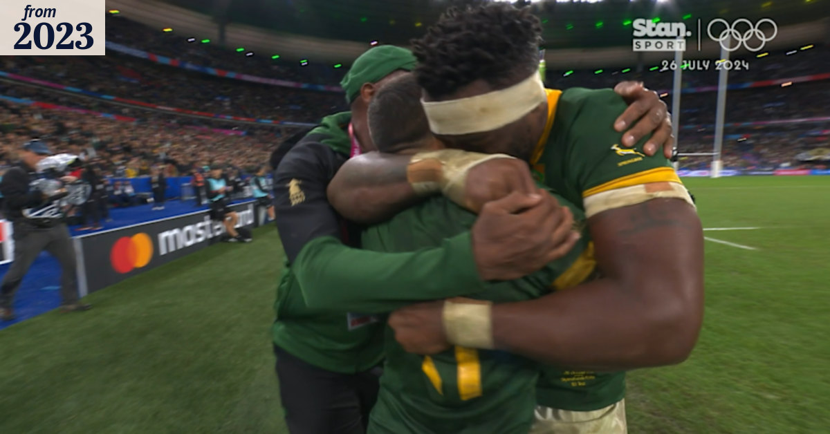The moment Springboks defeated All Blacks