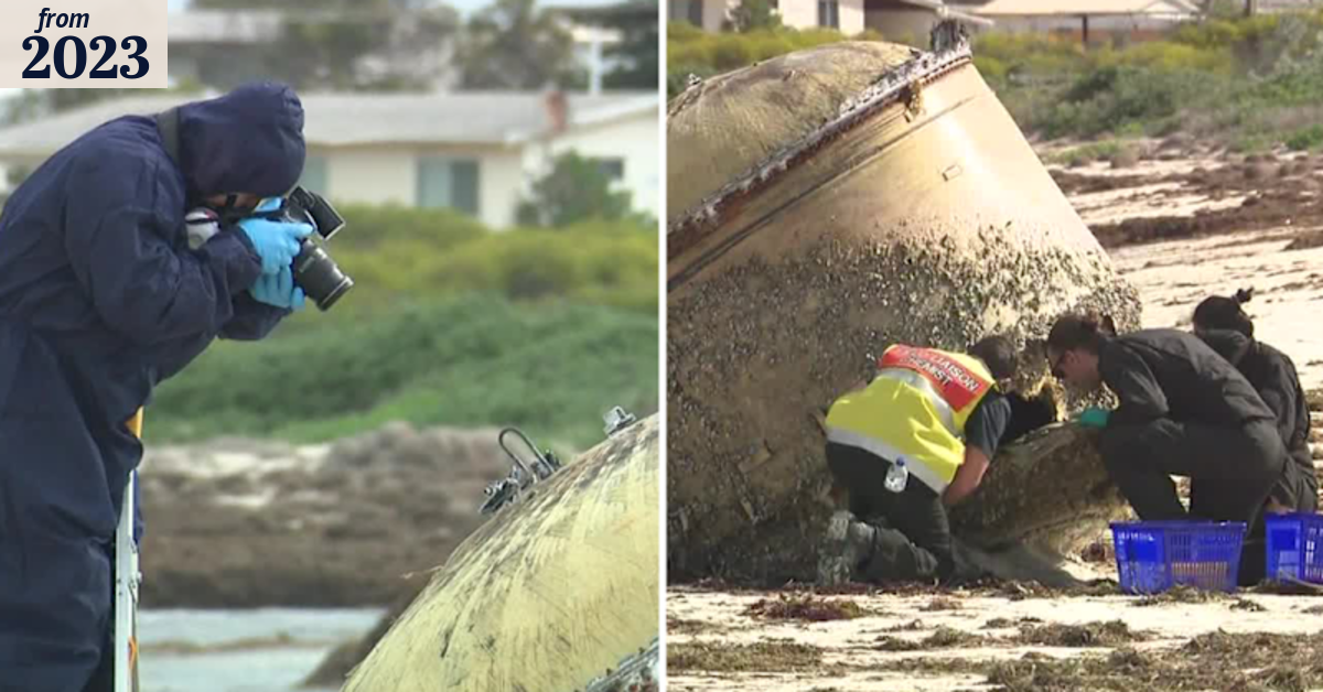 Green Head object believed to be space debris