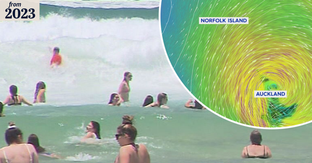 Tropical Cyclone passes over Norfolk Island as Queensland braces for heat
