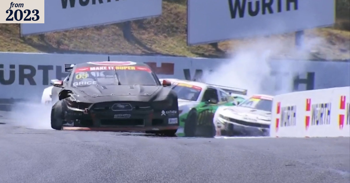 Crash mars final laps of Trans Am opener