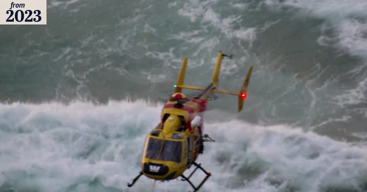 Man dies after being caught in ocean rip
