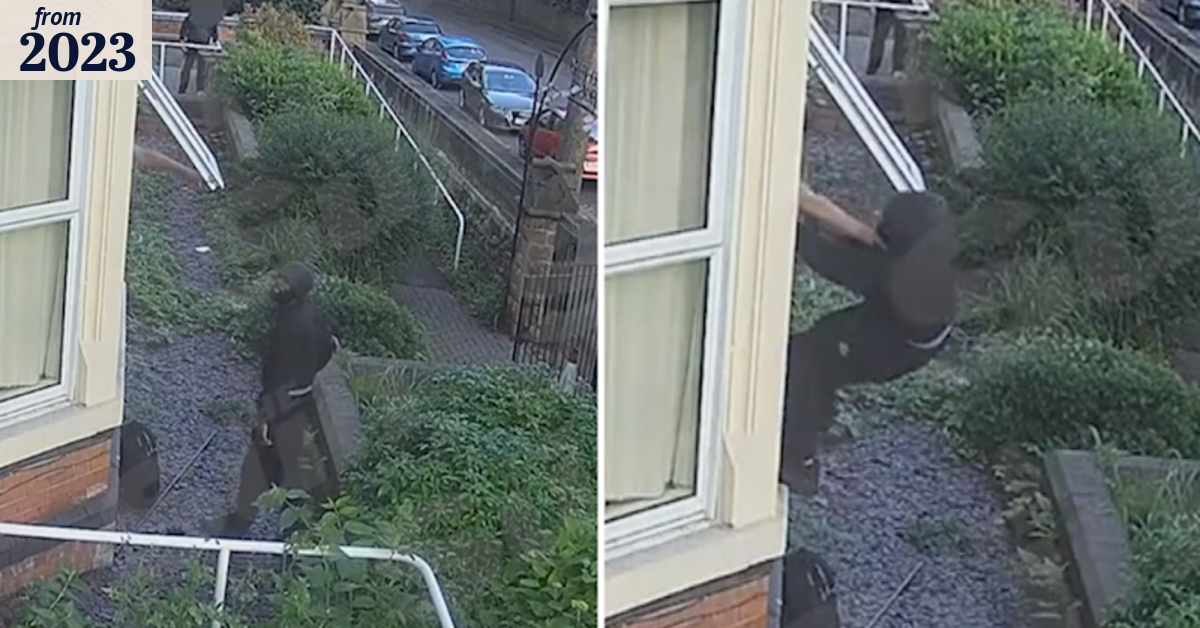 CCTV shows alleged suspect attempting to break into home
