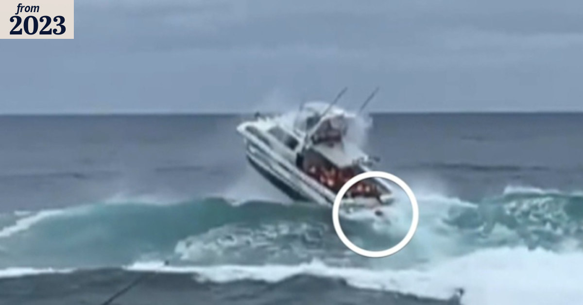 Man falls overboard on tourist boat