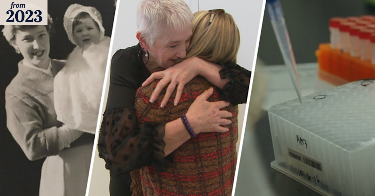 Sisters brought together by DNA testing breakthrough