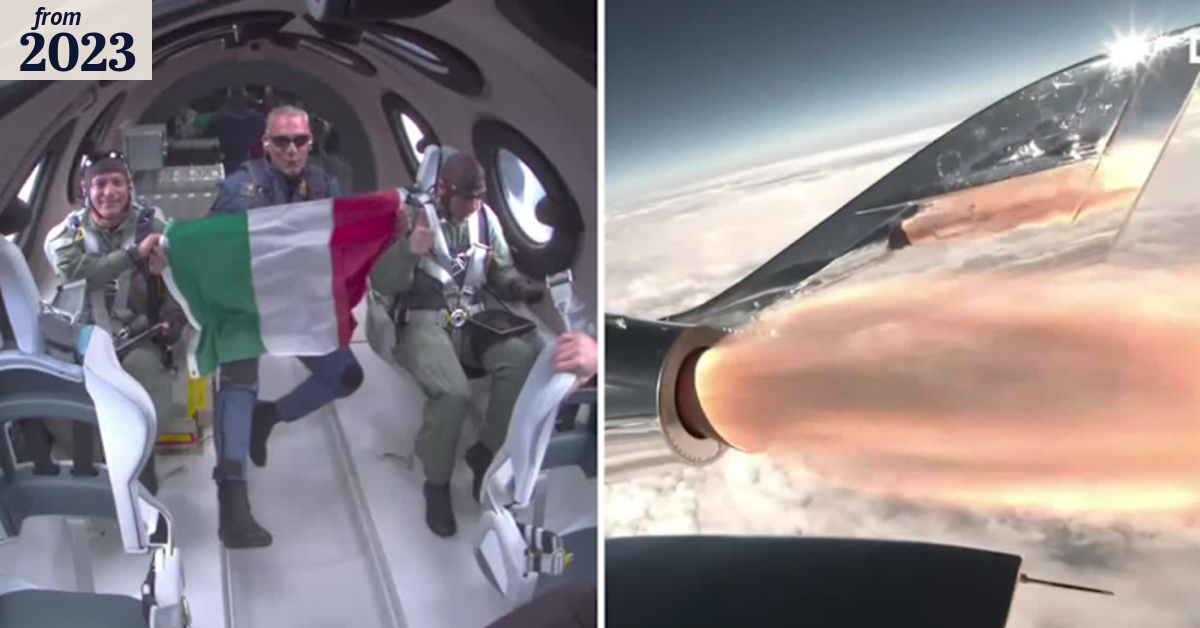First Virgin Galactic flight launched into space