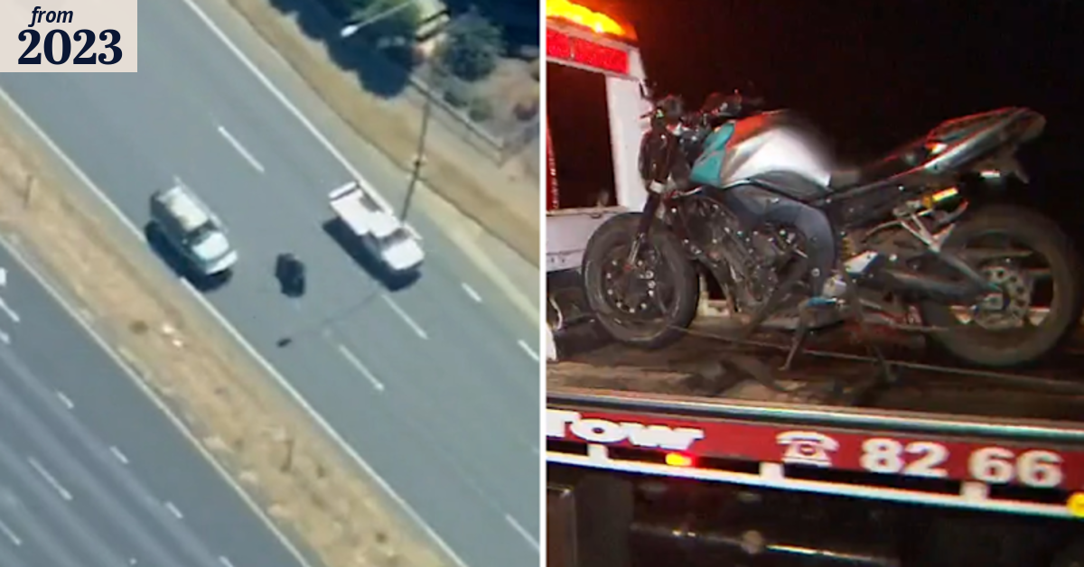 Five-hour police chase ends when motorcyclist refuels