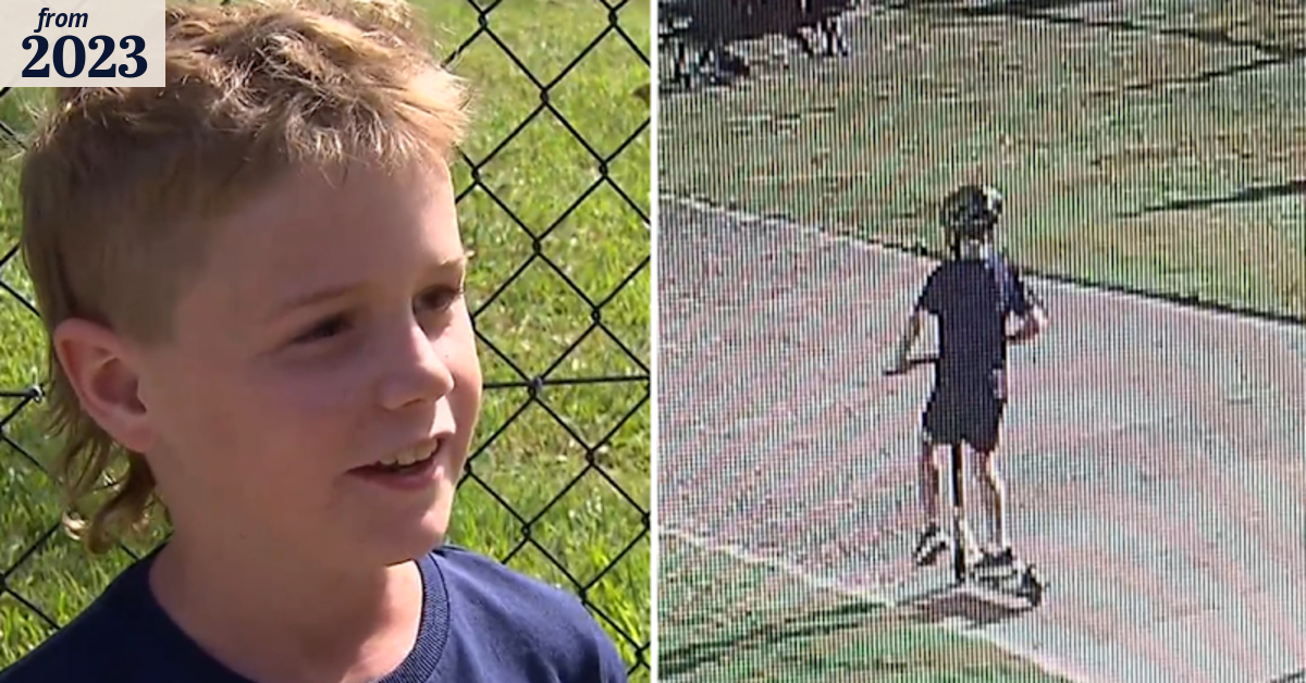 Eight-year-old boy sparks frantic search