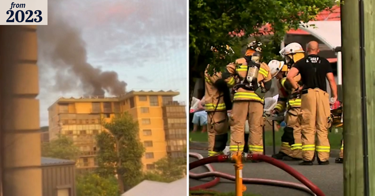 Man dies after fire at Brisbane unit complex