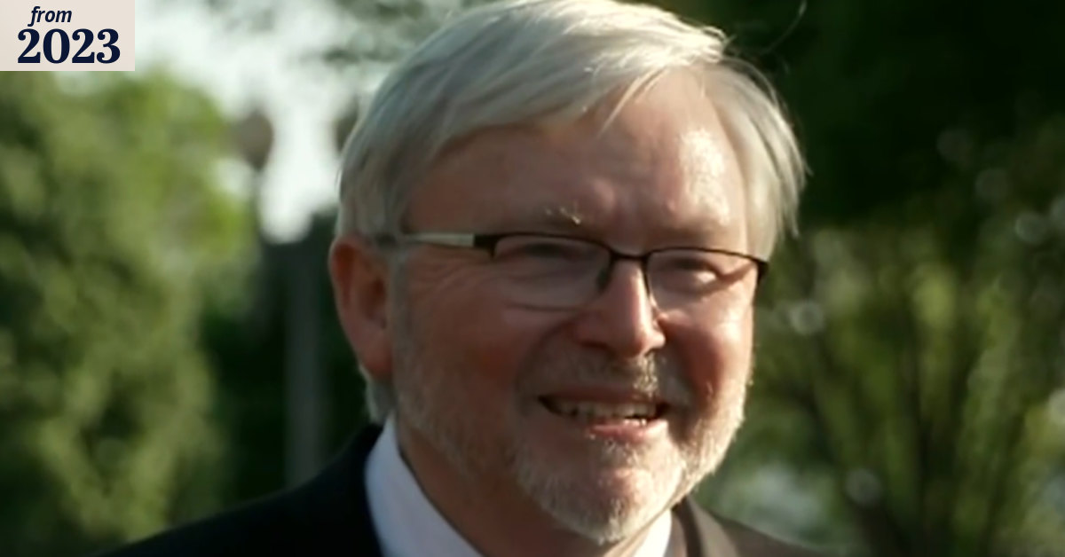 Rudd takes up US role