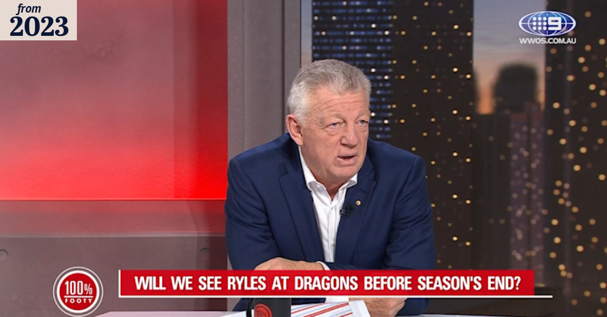 Gus makes surprise Ryles prediction