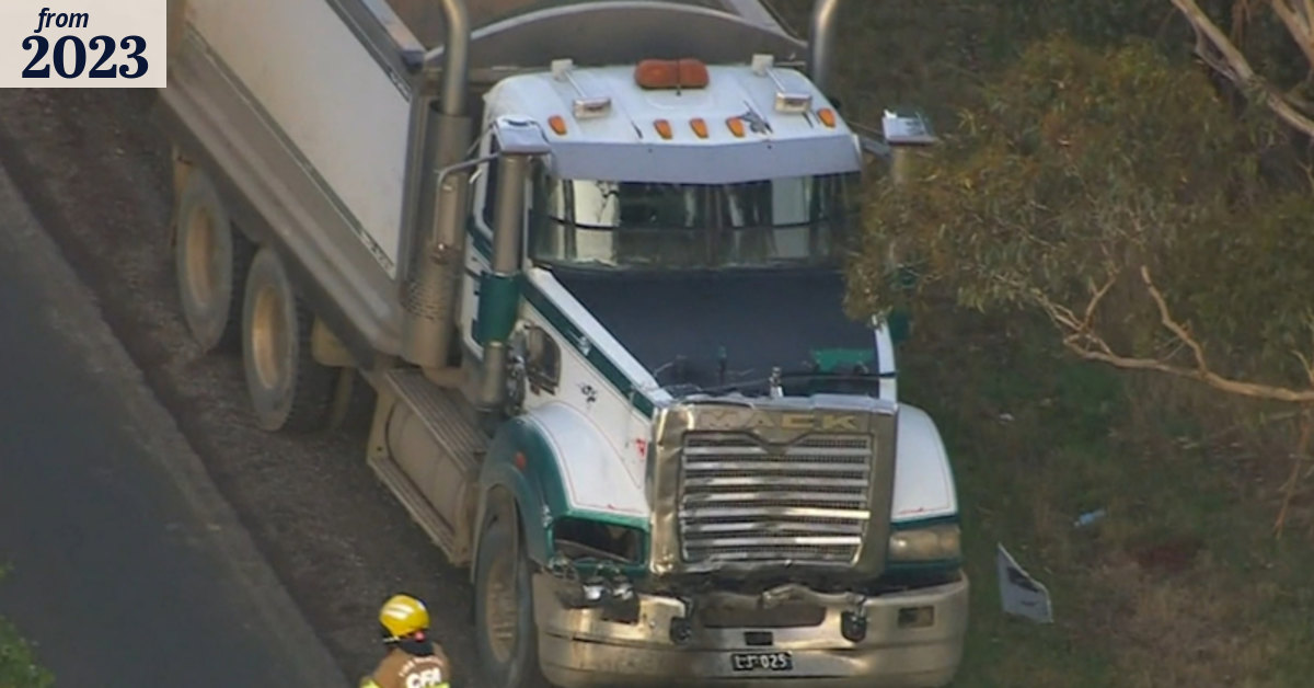 Truck driver charged over school bus crash