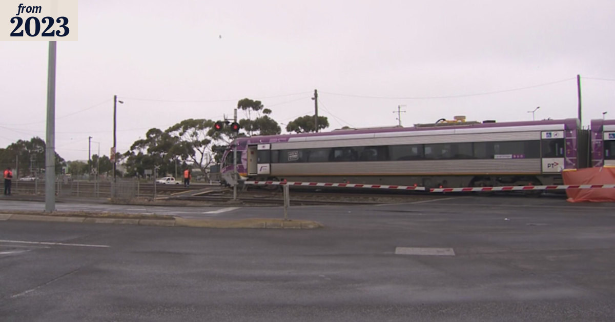 Truck driver killed after crash with V/Line train