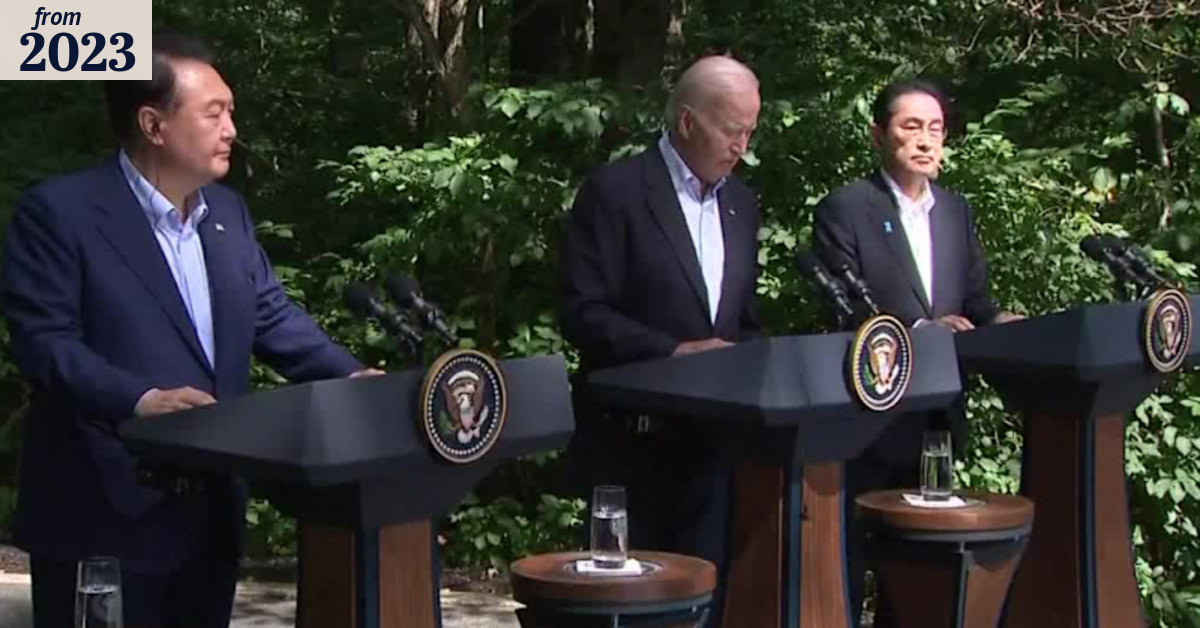 US, Japan and South Korea agree to expand security ties