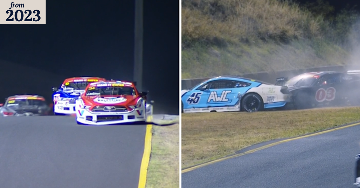Trans Am title hopeful crashes on last lap