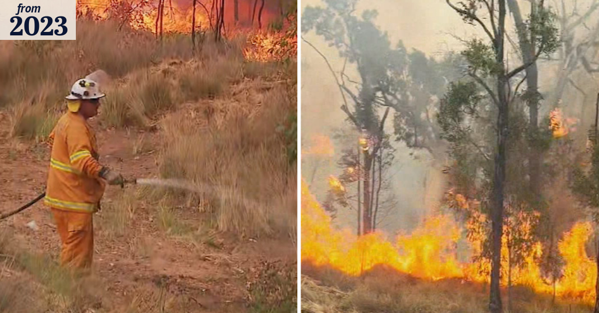 Residents evacuated from fast-moving fire