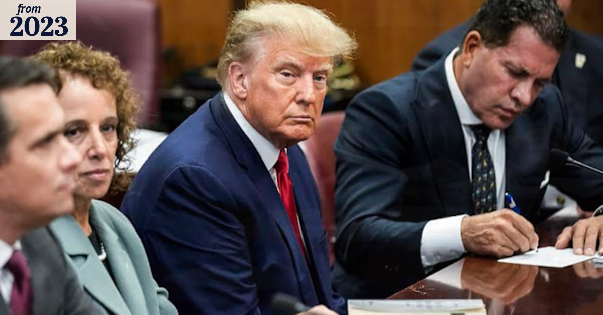 Trump pleads not guilty in Georgia election interference case