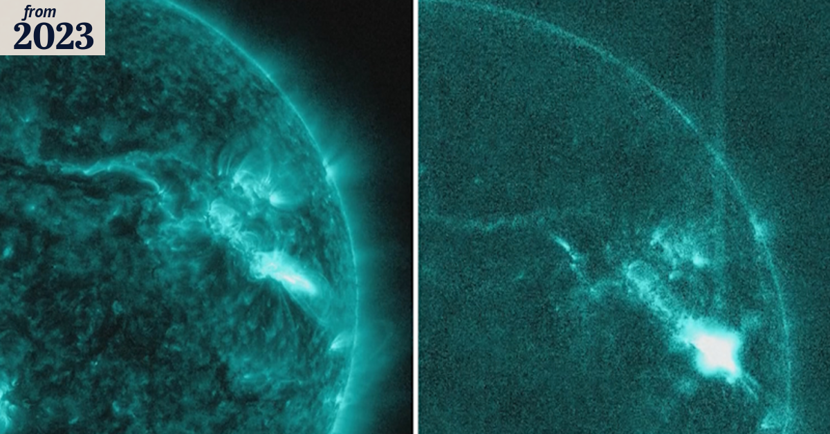 Giant solar flare disrupts radio signals
