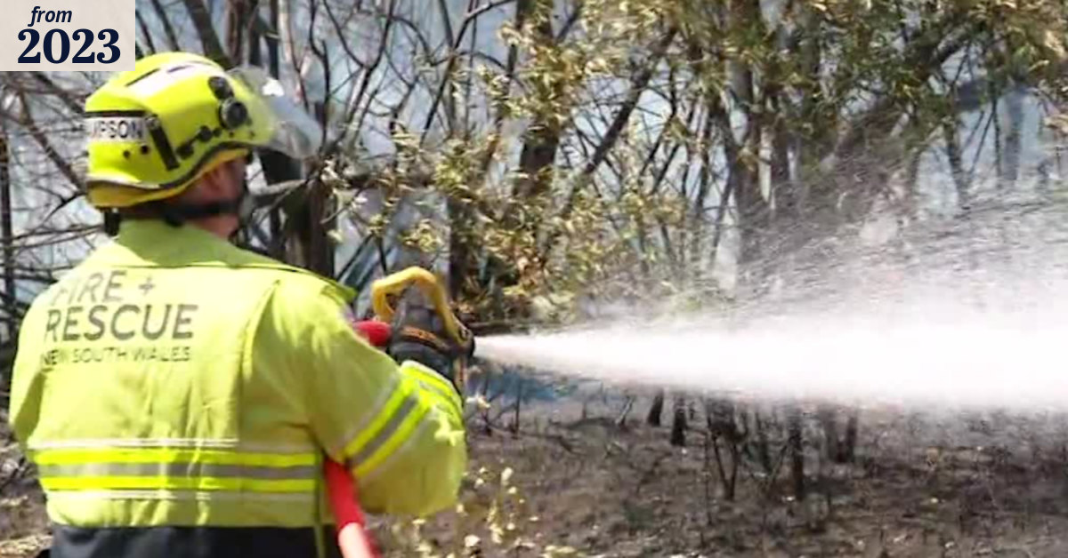 Blaze out-of-control in Sydney’s south west