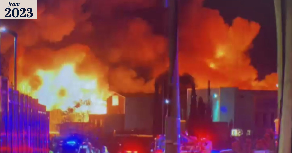 Toxic smoke concern as firefighters battle massive warehouse blaze in Perth
