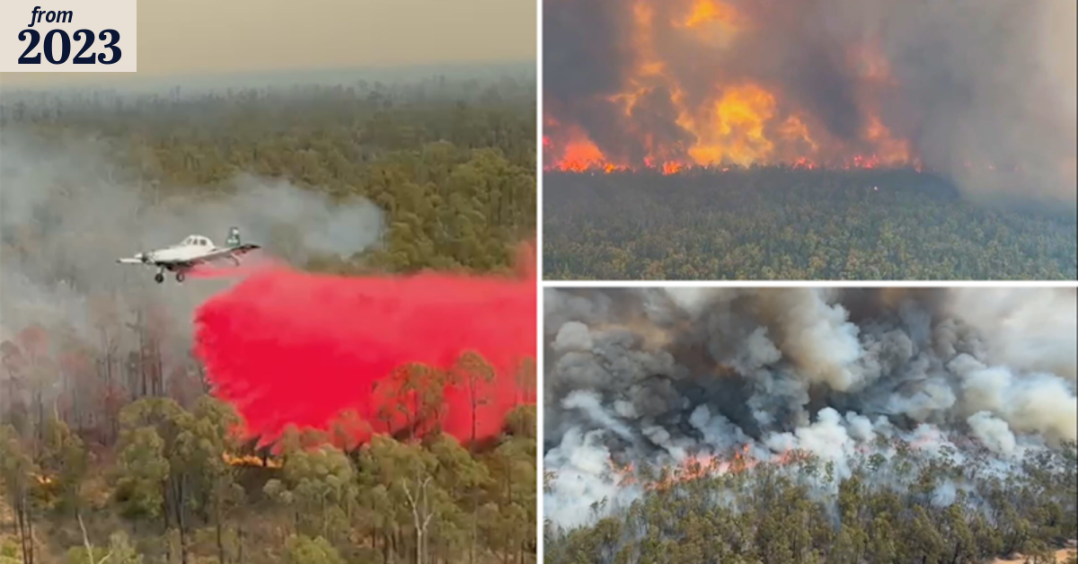 Residents urged to take shelter as bushfire in north-west NSW worsens