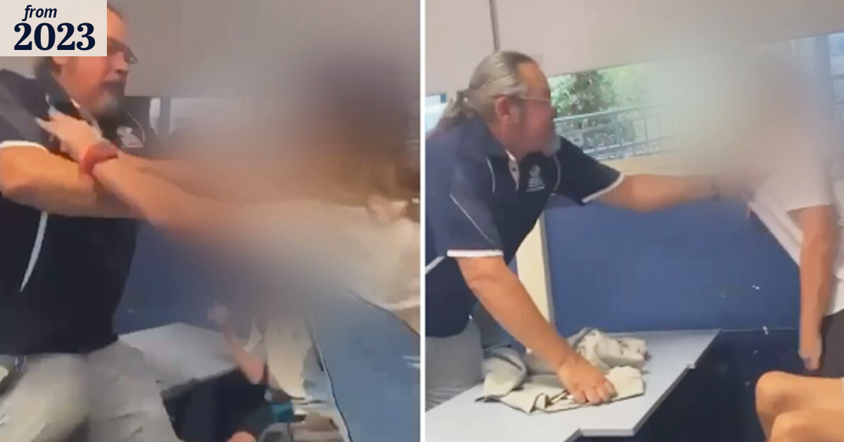 Teacher charged with assault after brawl with student