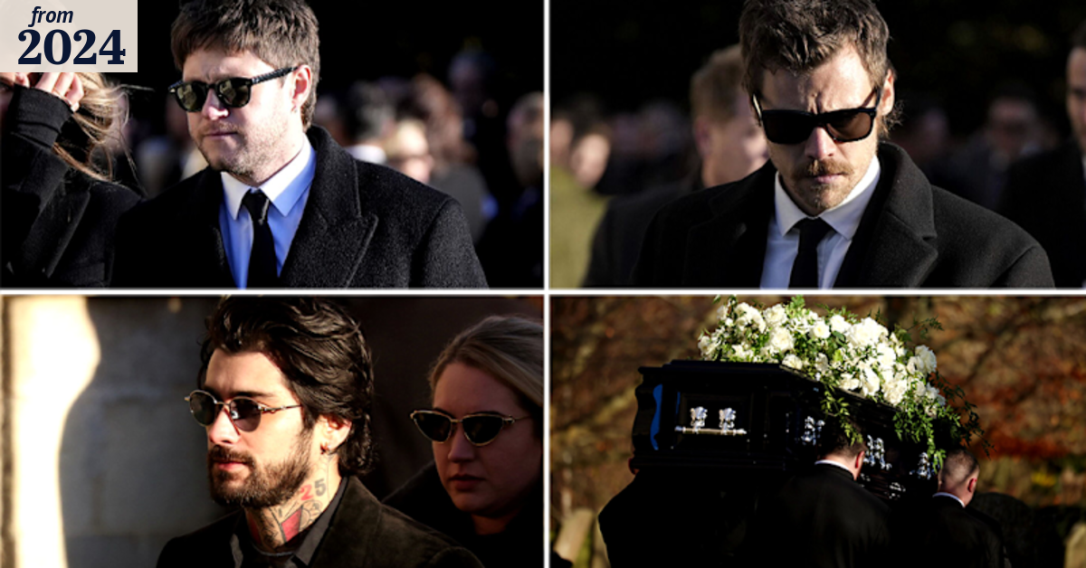 Former One Direction members attend funeral of Liam Payne in UK