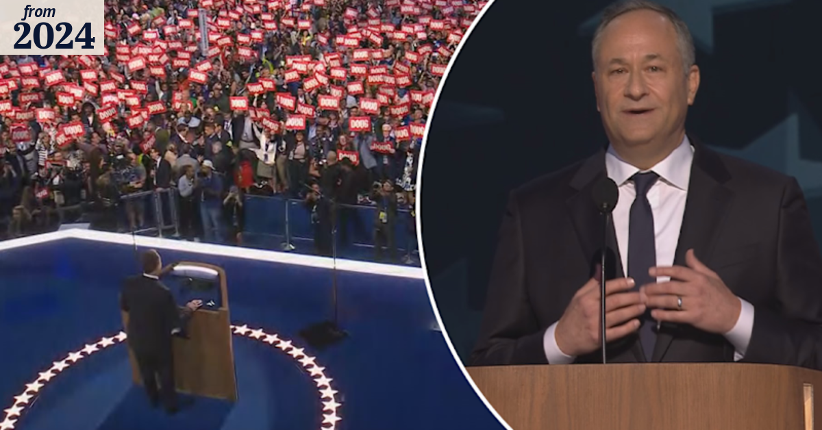 Doug Emhoff shares the story of how he met Kamala Harris