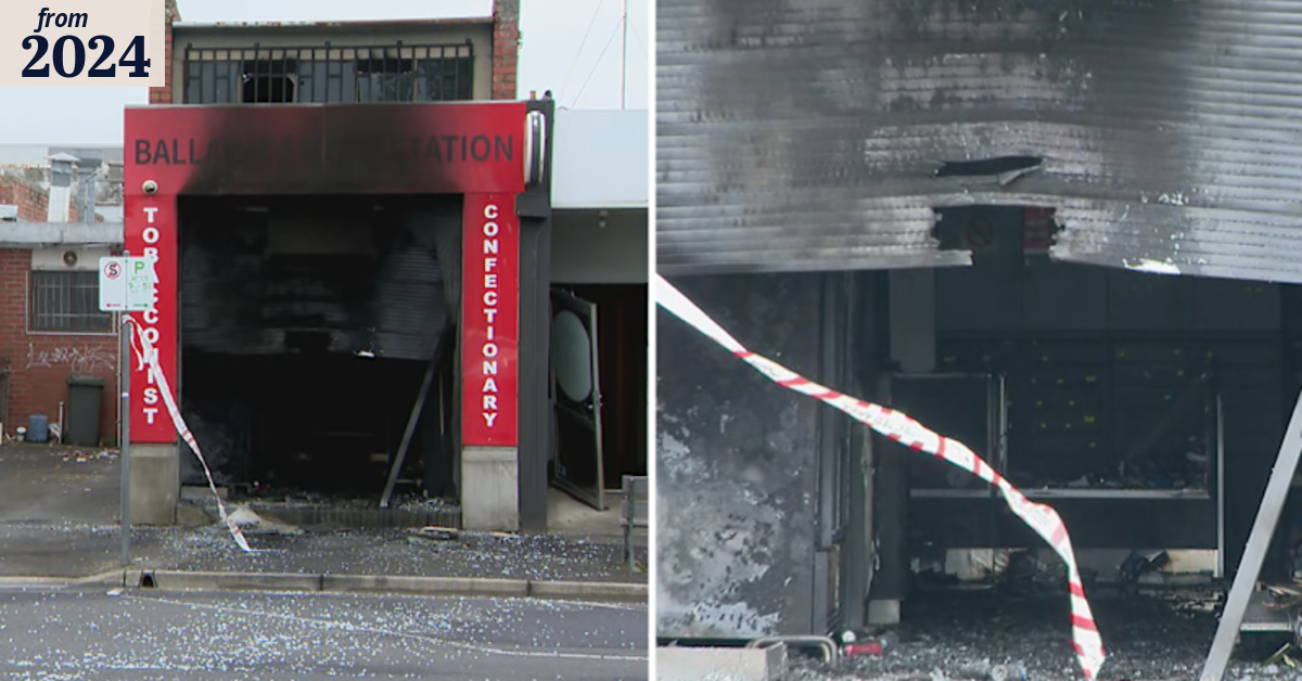 Tobacco store gutted by fire in regional Victoria