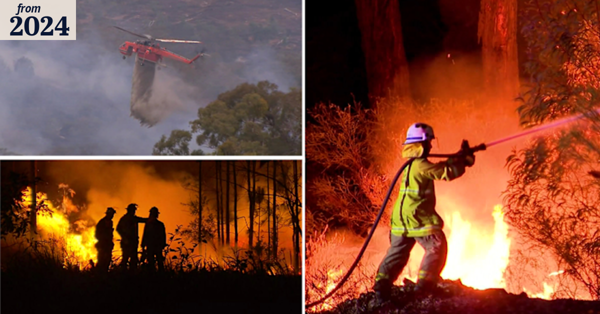 States most at risk of bushfires revealed for this summer