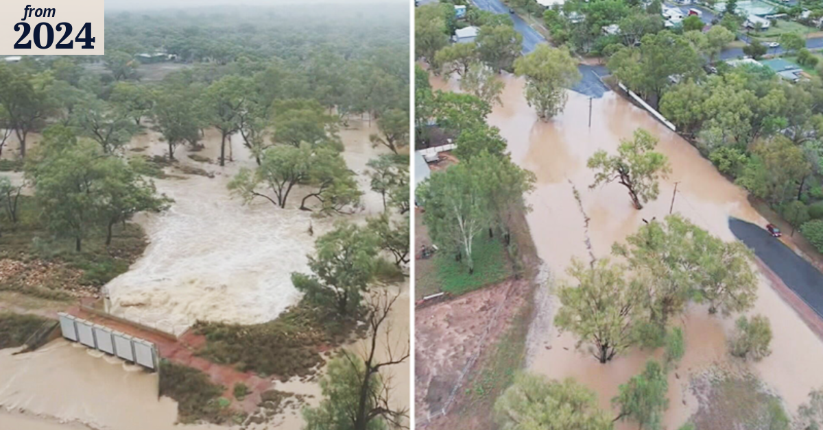 Parts of Queensland flood after record rainfall
