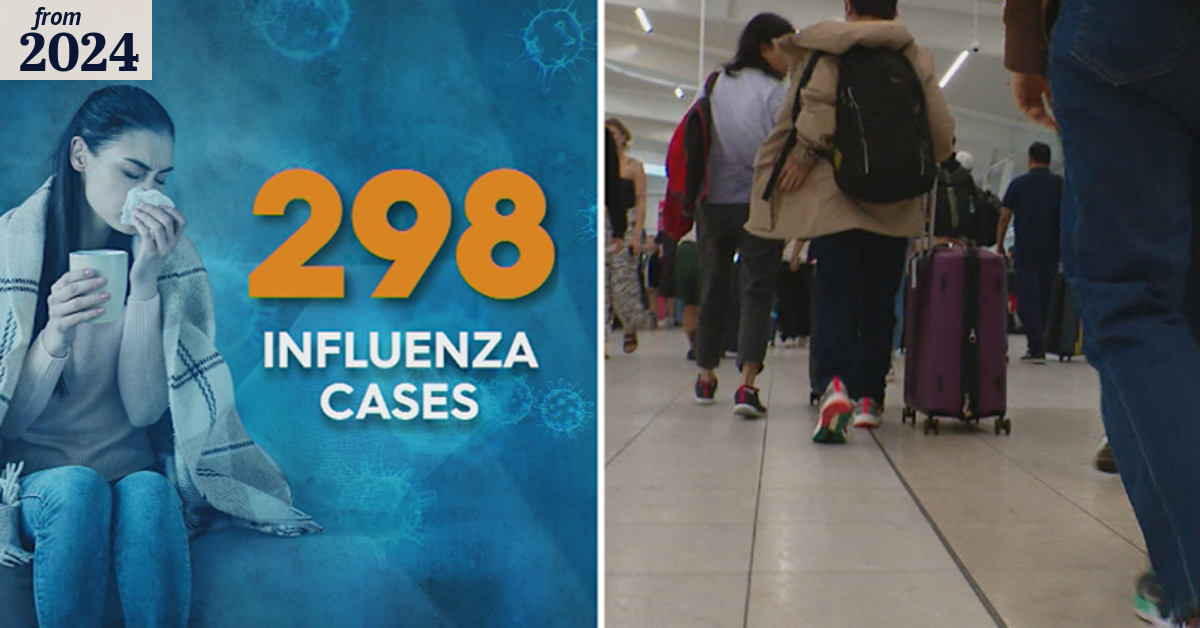 Massive surge in flu cases ahead of new school year