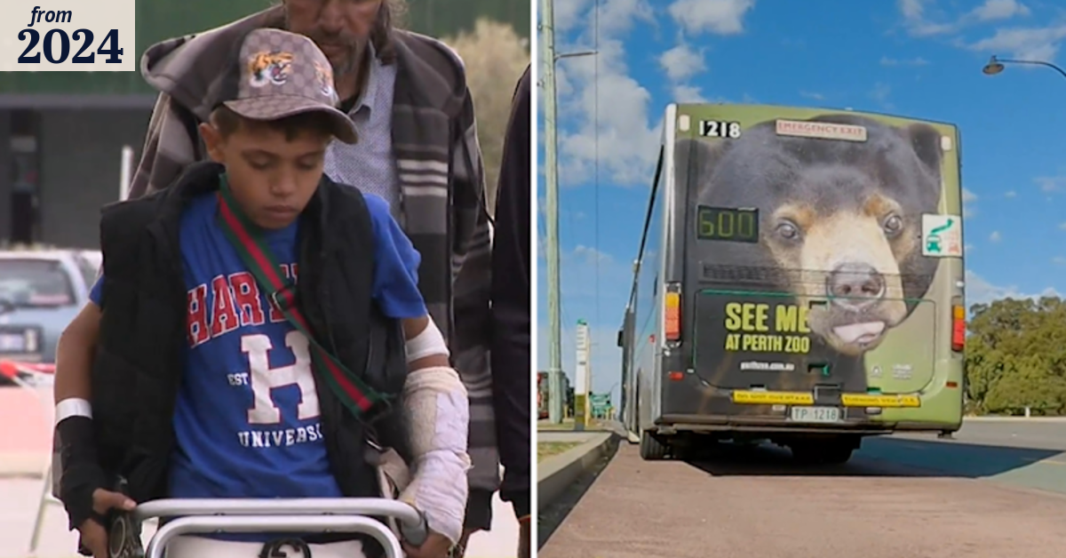 Bus driver stood down after boy dragged 300 metres