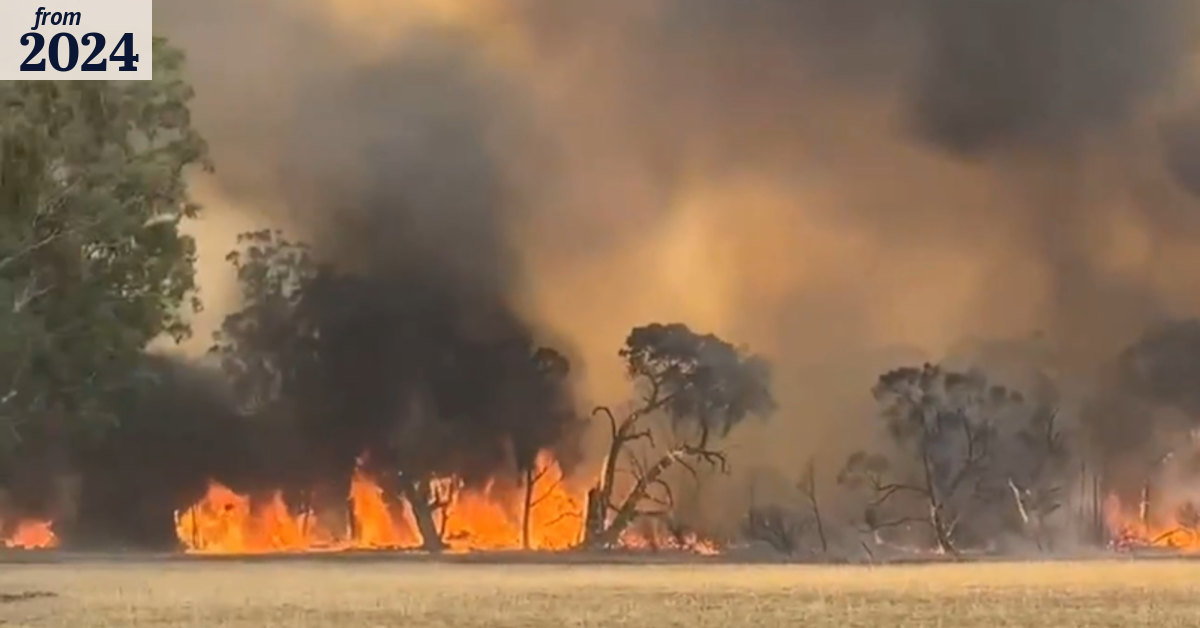Out of control bushfire in Victoria ‘could burn for weeks’
