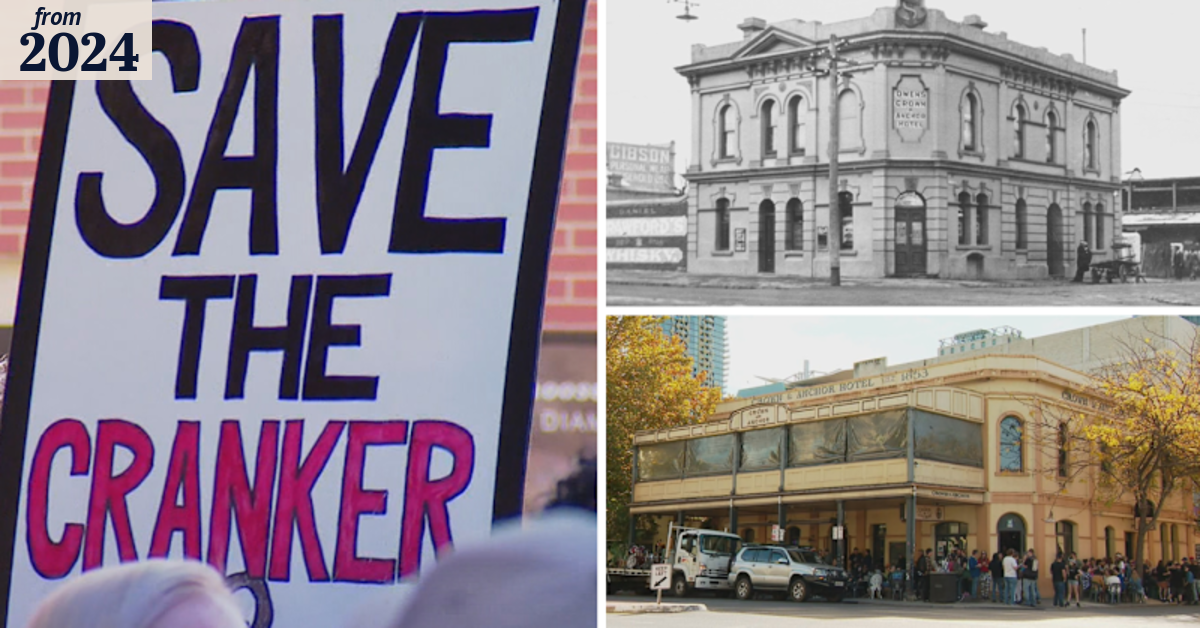 Hundreds rally to oppose revamp of Adelaide pub