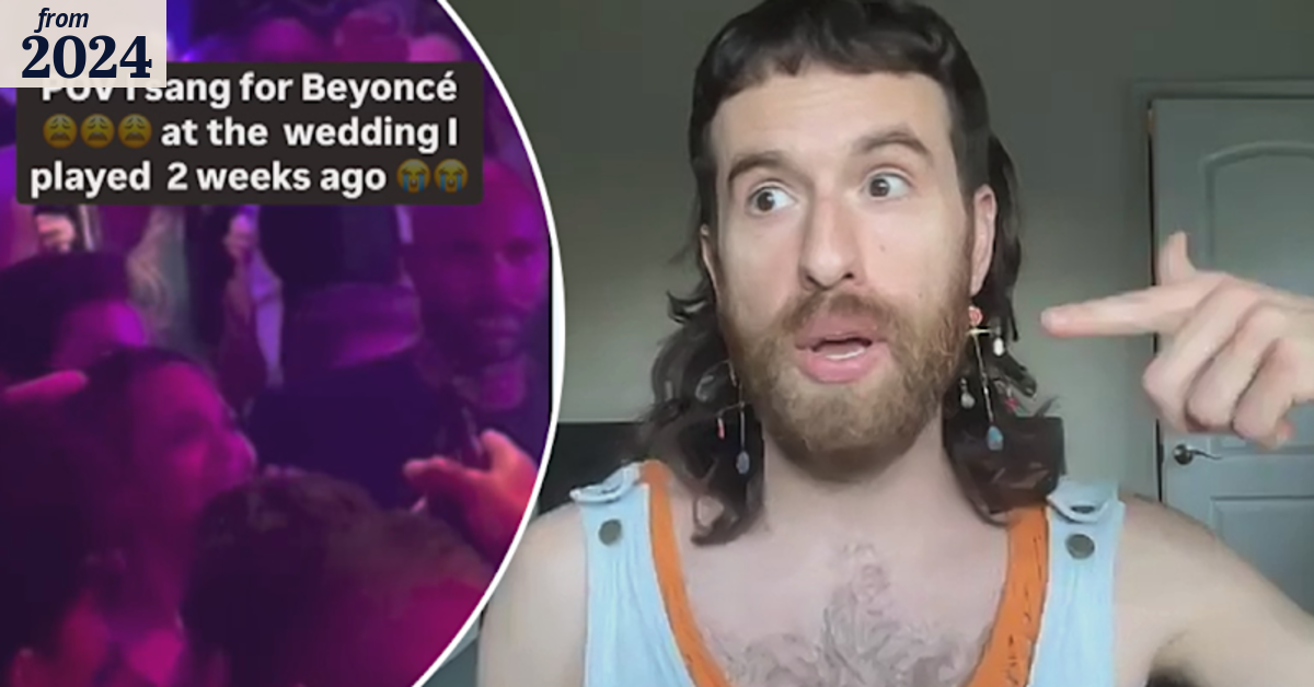 Wedding singer's shock after spotting a man named Julius in the crowd