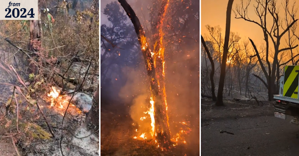 Bushfire burns out of control north-west of Melbourne