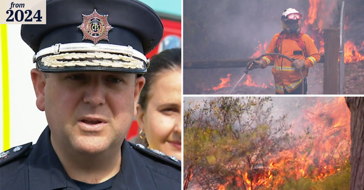 Fire danger seasons brought forward in South Australia