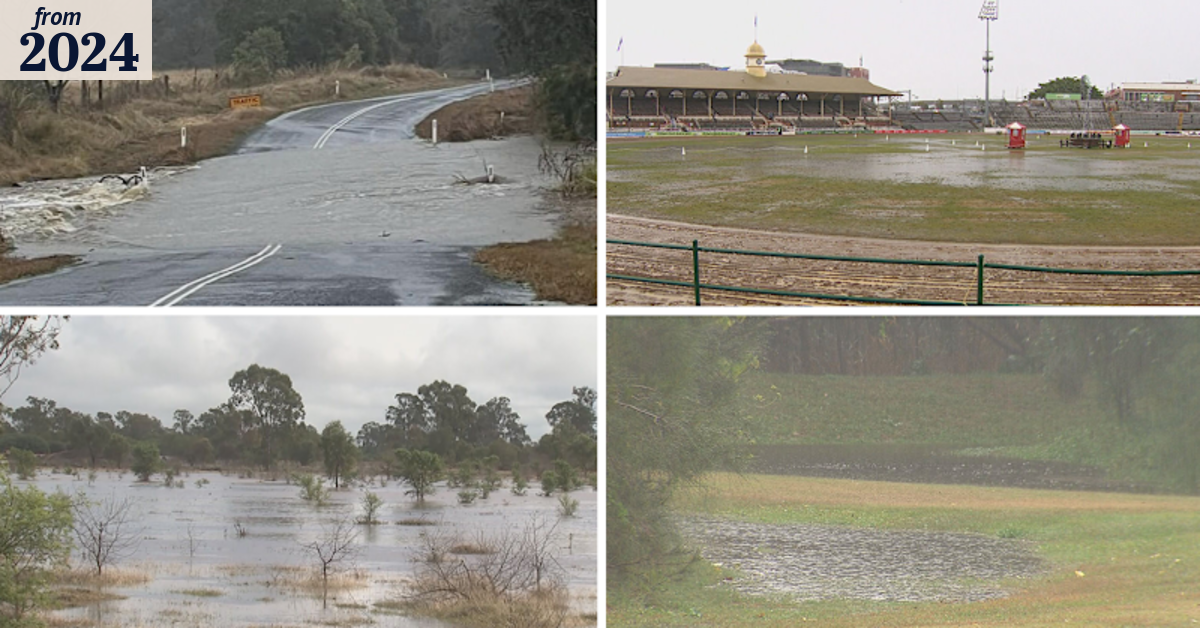 Heavy rain batters Queensland
